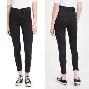 Madewell 10" High-Rise Skinny Jeans in Starkey Wash/Faded Black Size 26